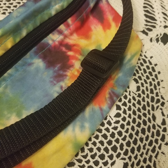 Belt Bag Rainbow Tie Dye Adjustable Strap - Picture 3 of 5